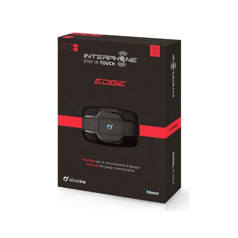 Bluetooth handsfree CellularLine Interphone EDGE - Twin Pack