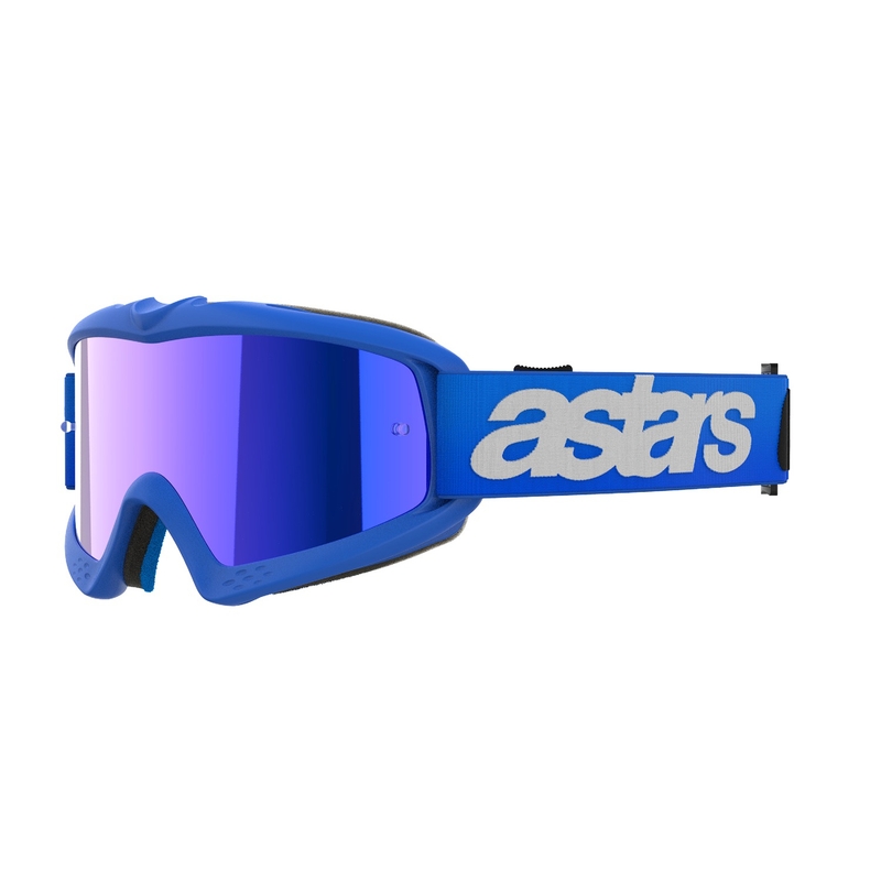 Alpinestars Vision Youth Blaze μπλε παιδικά γυαλιά motocross με μπλε φακό με καθρέφτη