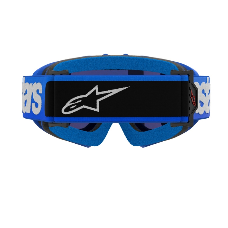 Alpinestars Vision Youth Blaze μπλε παιδικά γυαλιά motocross με μπλε φακό με καθρέφτη