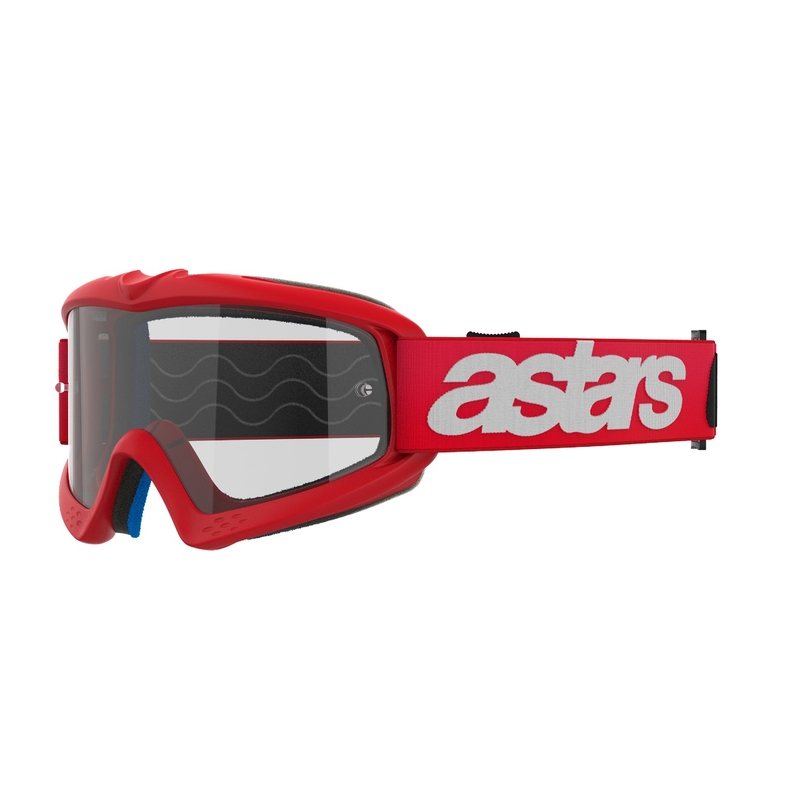 Alpinestars Vision Youth Blaze κόκκινο παιδικά γυαλιά motocross με διαφανή φακό