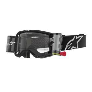Alpinestars Vision 8 Corp ROLL-OFF Γυαλιά Motocross ευρείας όρασης μαύρα με διαφανή φακό
