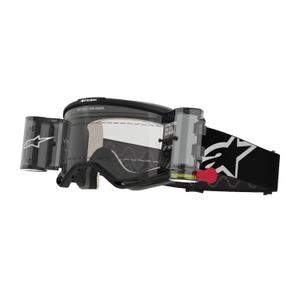 Alpinestars Vision 5 Corp ROLL-OFF Γυαλιά Motocross ευρείας όρασης μαύρα με διαφανή φακό