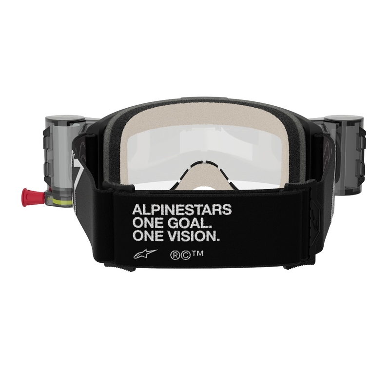 Alpinestars Vision 5 Corp ROLL-OFF Γυαλιά Motocross ευρείας όρασης μαύρα με διαφανή φακό