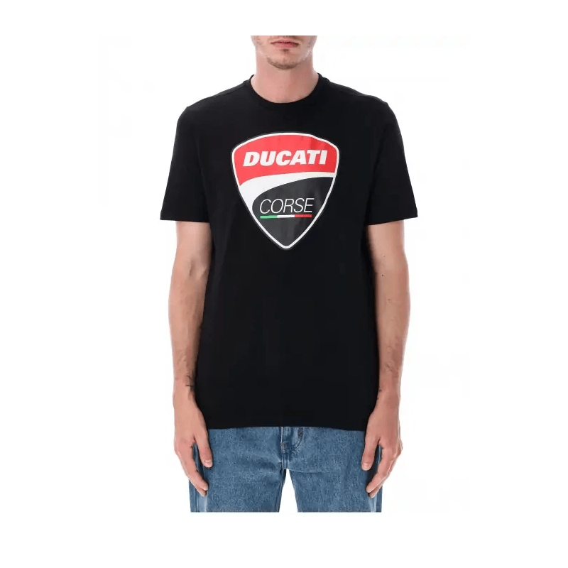 T-shirt Ducati Corse μαύρο