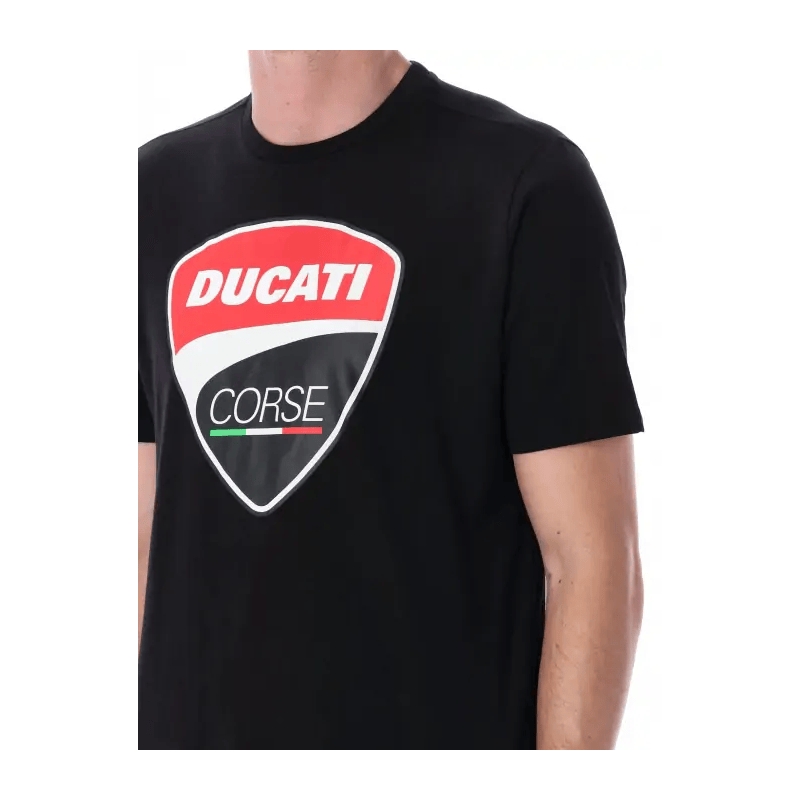 T-shirt Ducati Corse μαύρο