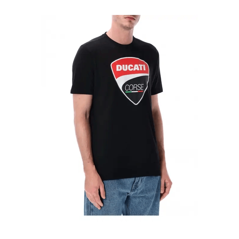T-shirt Ducati Corse μαύρο