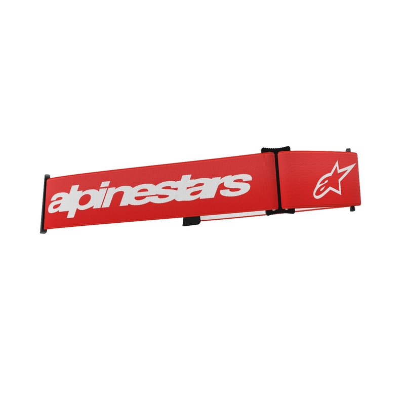 Alpinestars Supertech/Vision 8 λουράκι γυαλιών κόκκινου και λευκού χρώματος