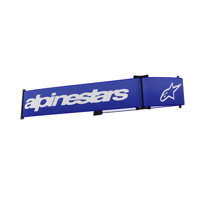 Alpinestars Supertech/Vision 8 μπλε/λευκό λουράκι γυαλιών