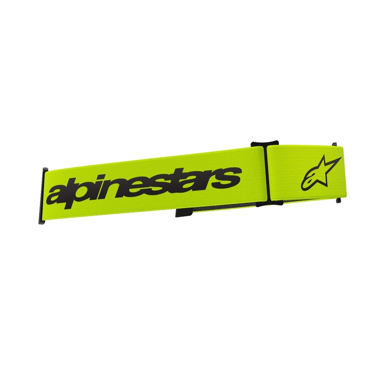 Alpinestars Supertech/Vision 8 fluo κίτρινο/μαύρο λουράκι γυαλιών
