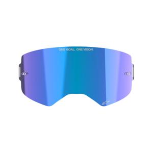 Πλεξιγκλάς για γυαλιά Alpinestars Supertech Absolute Vision™ μπλε καθρέφτης