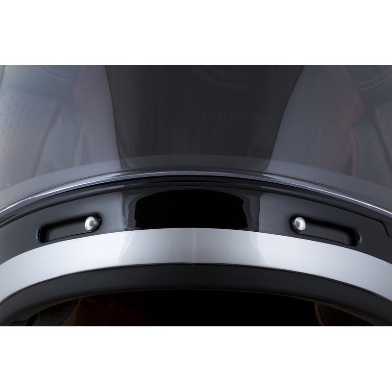 Κράνος μοτοσικλέτας Cassida Fibre Jawa Sport μαύρο-ασημί-κόκκινο - ποιότητα II