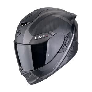 Ολοκληρωμένο κράνος μοτοσικλέτας Scorpion EXO-1400 EVO II CARBON AIR ENKO ματ μαύρο-ασημί