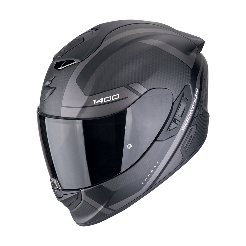 Ολοκληρωμένο κράνος μοτοσικλέτας Scorpion EXO-1400 EVO II CARBON AIR ENKO ματ μαύρο-ασημί προσφορά