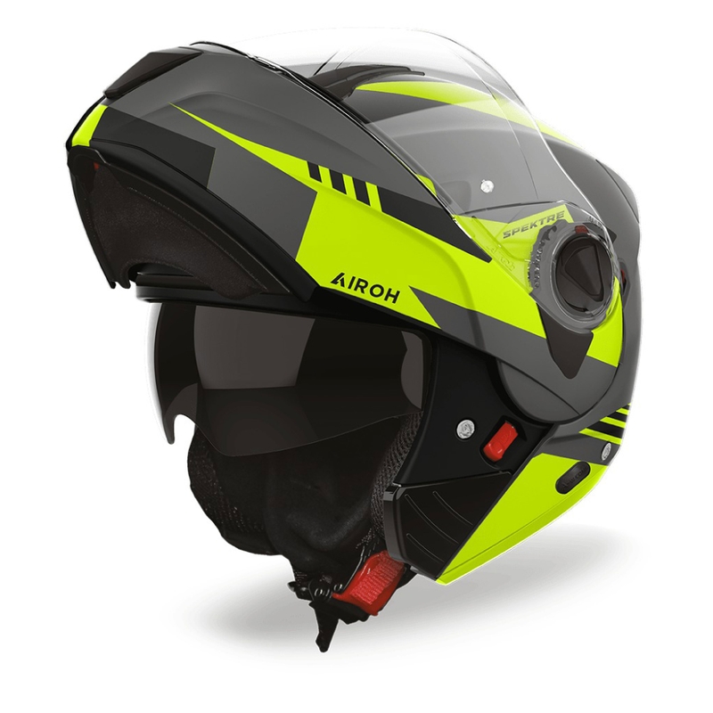 Vyklápěcí helma na motorku Airoh SPECKTRE Clever matná žlutá
