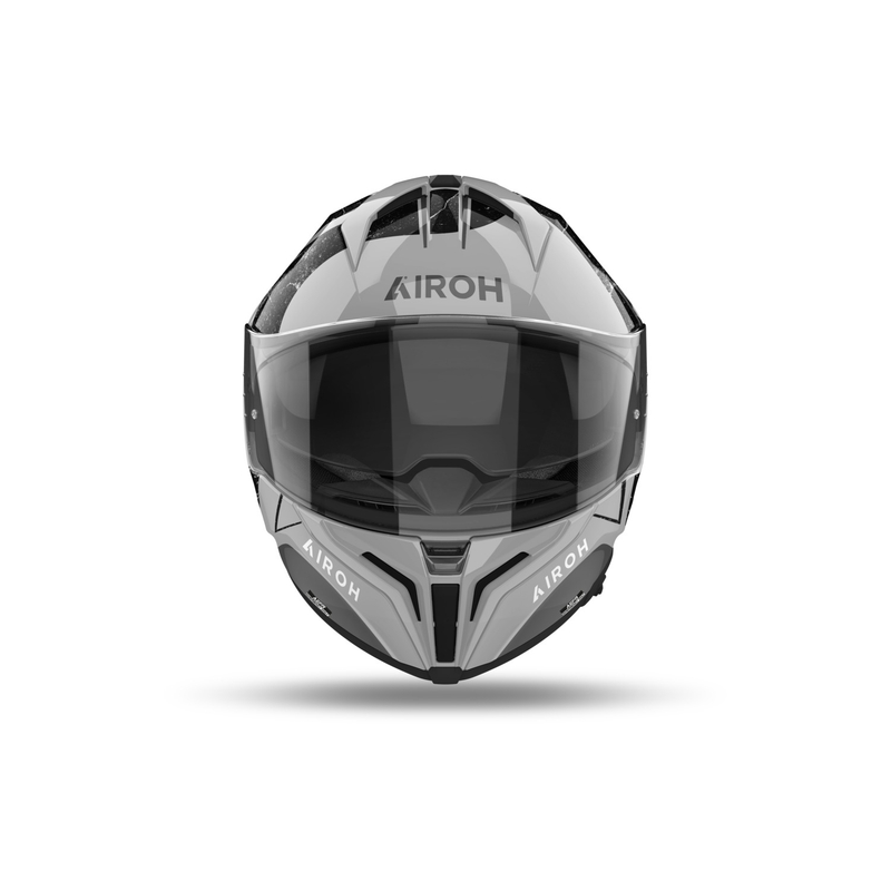 Ενσωματωμένο κράνος μοτοσικλέτας Airoh MATRYX Scope ανοιχτό γκρι