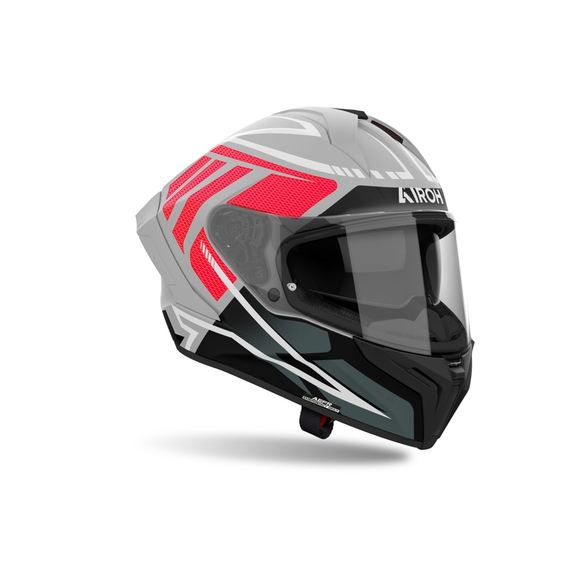 Ενσωματωμένο κράνος μοτοσικλέτας Airoh MATRYX Rider ματ κόκκινο