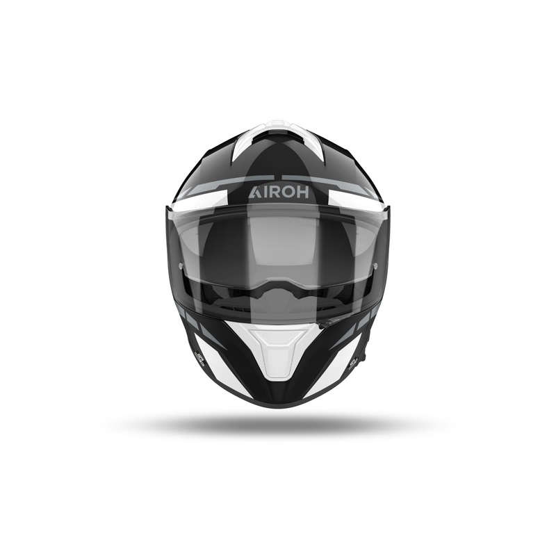 Ενσωματωμένο κράνος μοτοσικλέτας Airoh SPARK 2 Spinner γυαλιστερό λευκό
