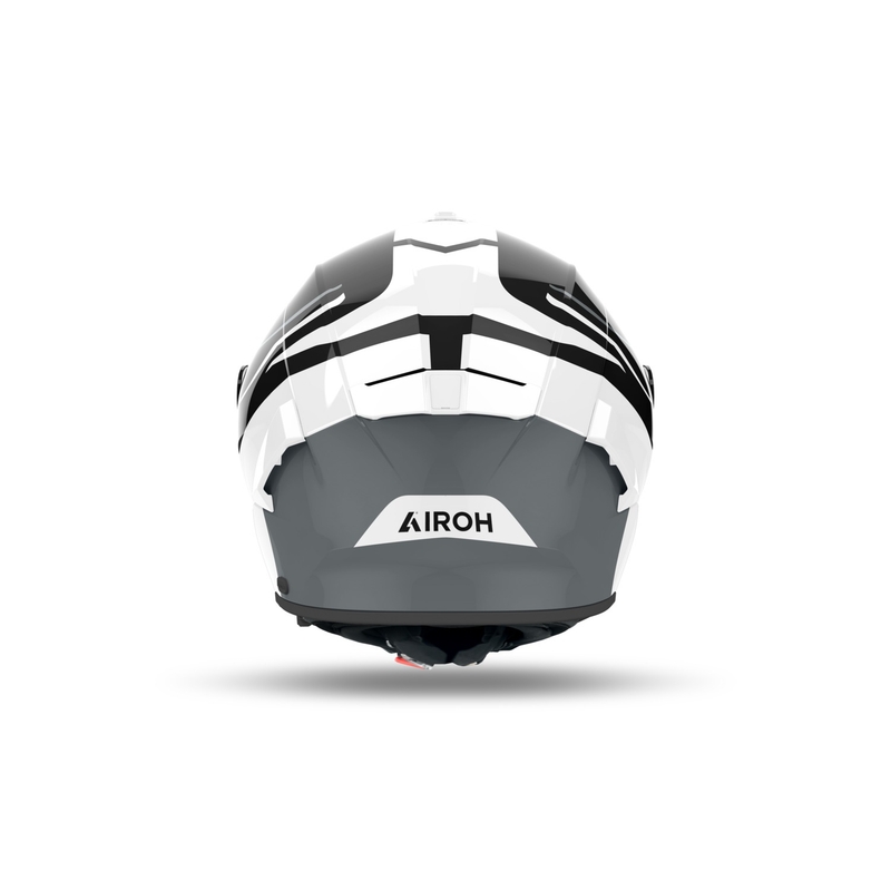 Ενσωματωμένο κράνος μοτοσικλέτας Airoh SPARK 2 Spinner γυαλιστερό λευκό