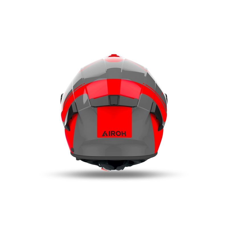 Ενσωματωμένο κράνος μοτοσικλέτας Airoh SPARK 2 Chrono γυαλιστερό πορτοκαλί