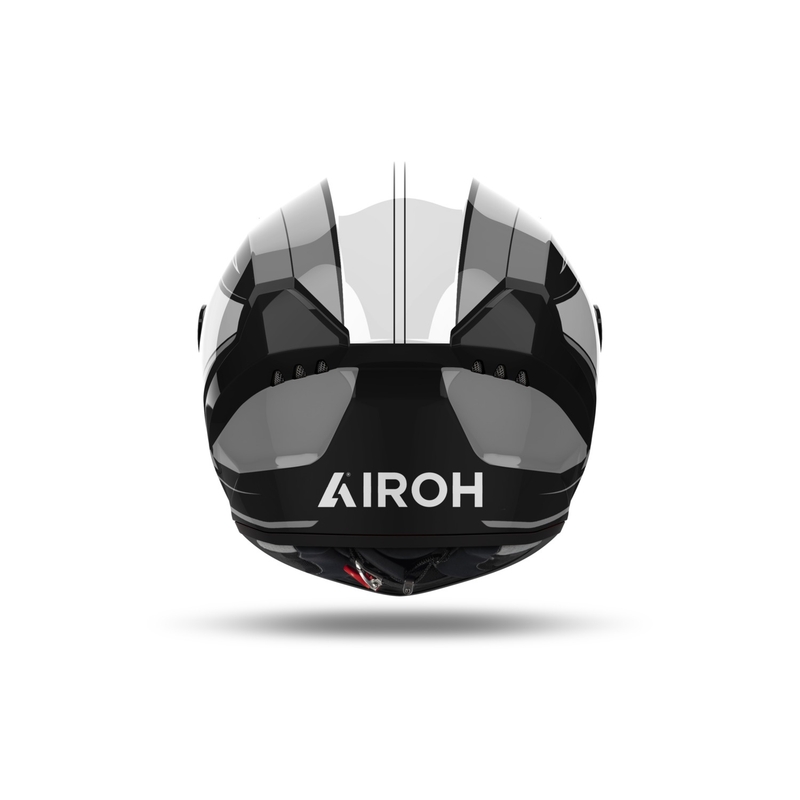 Ενσωματωμένο κράνος μοτοσικλέτας Airoh CONNOR Dunk γυαλιστερό μαύρο