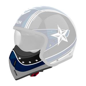 Προστατευτικό πηγούνι για κράνη Airoh J110 Command μπλε γυαλιστερό