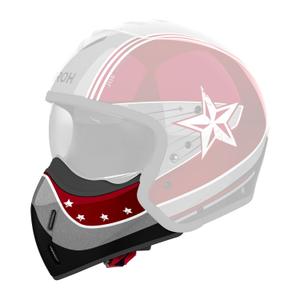 Προστατευτικό πηγούνι για κράνη Airoh J110 Command γυαλιστερό κόκκινο