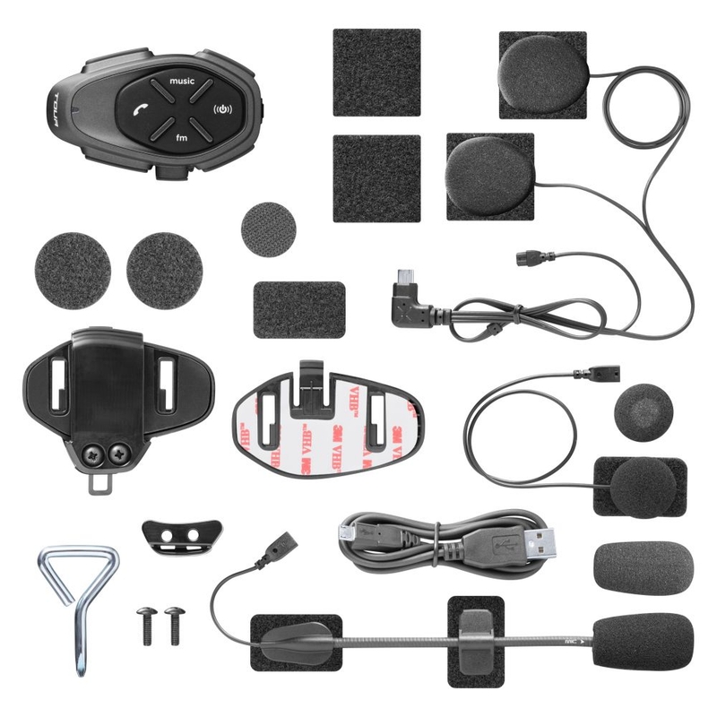 Bluetooth handsfree Interphone CellularLine TOUR HD Μονή συσκευασία