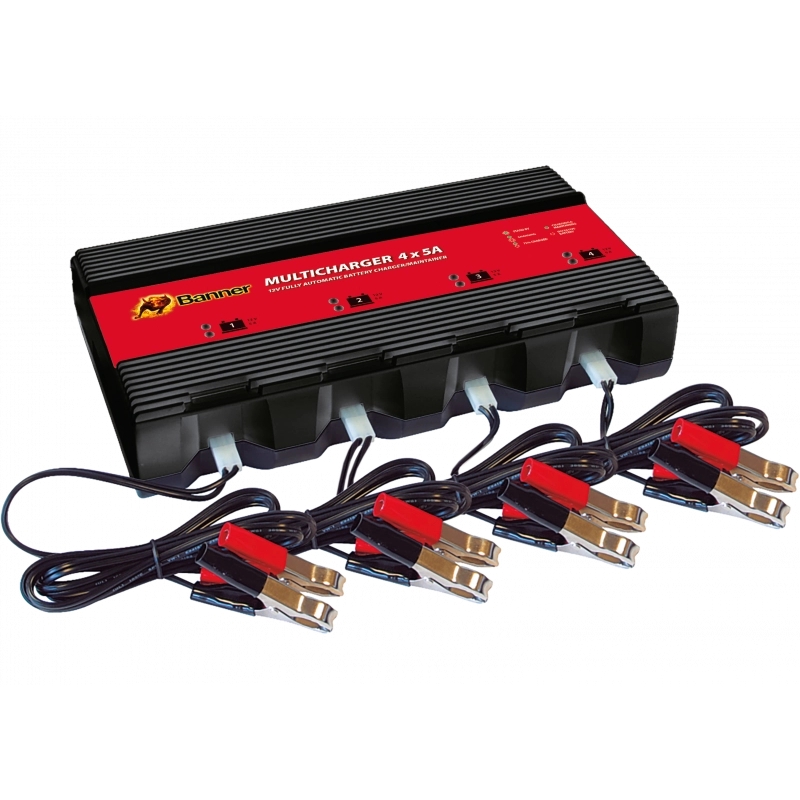 Φορτιστής μπαταριών Banner Multicharger 4x5A για μπαταρίες 12V