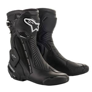 Alpinestars SMX Plus 2 Gore-Tex Black-Silver μπότες μοτοσικλέτας