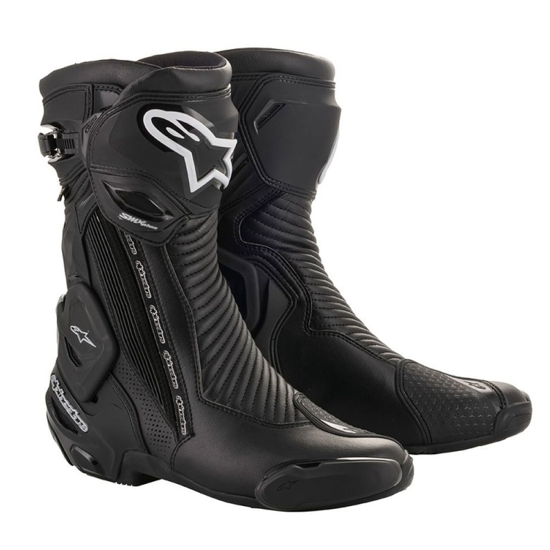 Alpinestars SMX Plus 2 Gore-Tex Black-Silver μπότες μοτοσικλέτας