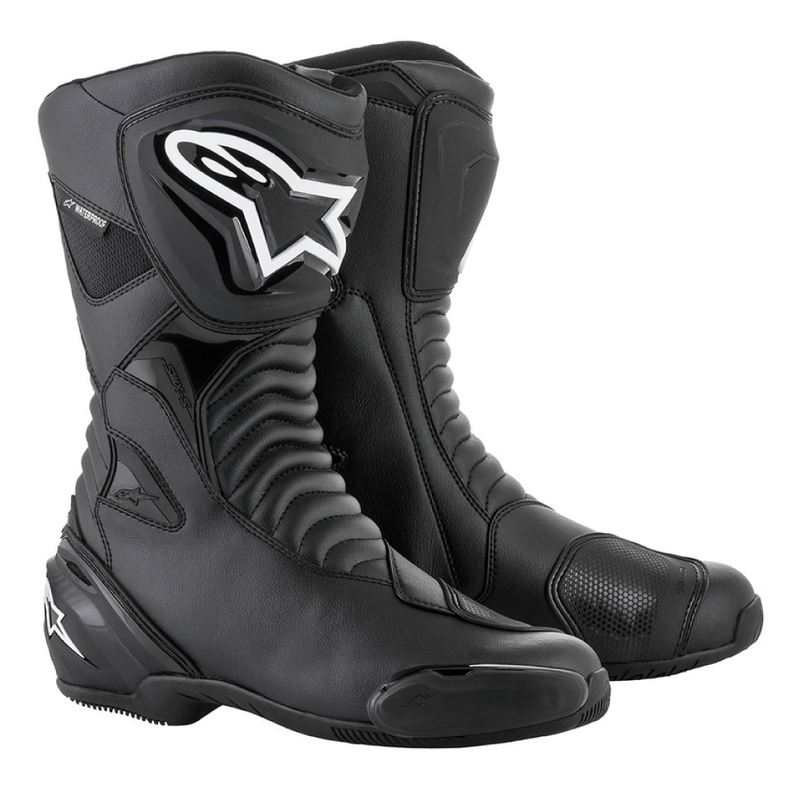 Alpinestars SMX-S Αδιάβροχες μαύρες μπότες μοτοσικλέτας