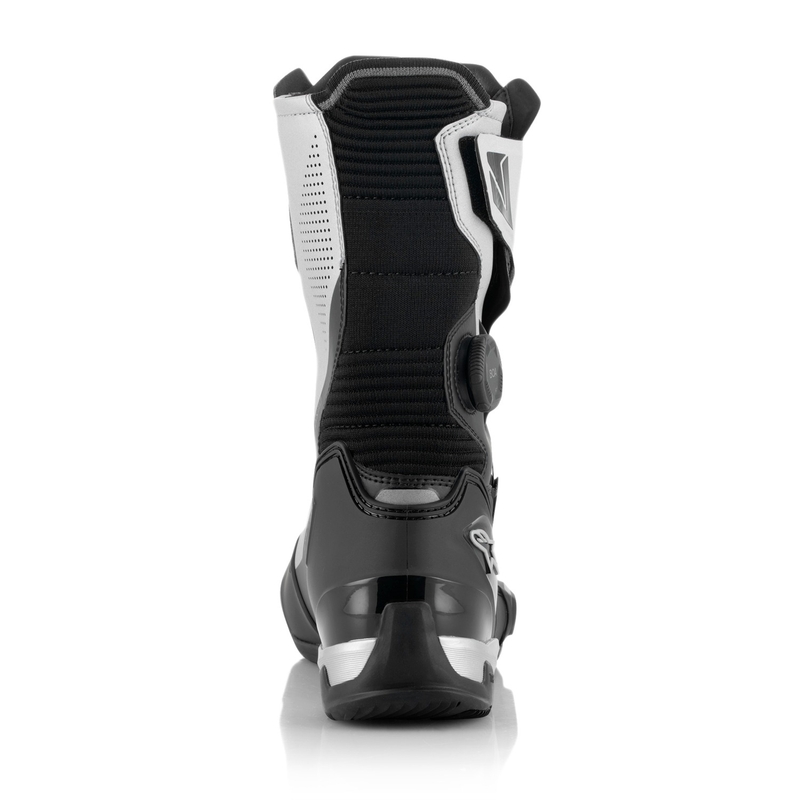 Alpinestars SP-X BOA μπότες μοτοσικλέτας μαύρες και ασημί