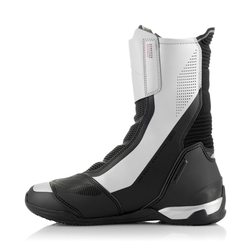Alpinestars SP-X BOA μπότες μοτοσικλέτας μαύρες και ασημί