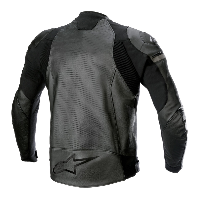 Alpinestars GP Force Airflow Μαύρο δερμάτινο μπουφάν μοτοσικλέτας