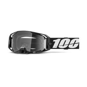 Γυαλιά Motocross 100% ARmatic μαύρο με διαφανές plexi
