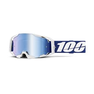Γυαλιά Motocross 100% ARmatic μπλε με μπλε plexi