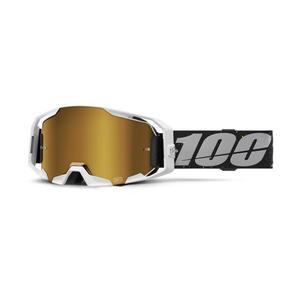 Γυαλιά Motocross 100% ARmatic Rapidracer με χρυσό αληθινό πλεξιγκλάι