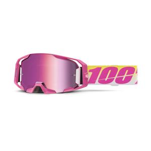 Γυαλιά motocross 100% ARmatic Sellars με ροζ plexi