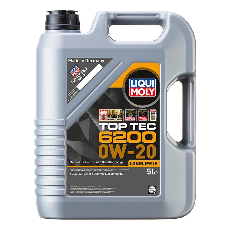 Συνθετικό λάδι κινητήρα LIQUI MOLY Top Tec 6200 0W-20 5 l