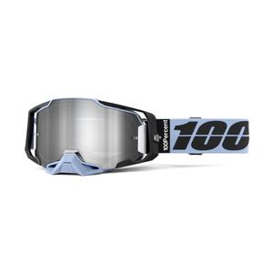 Γυαλιά Motocross 100% ARMEGA PETROS ασημένιο plexi