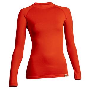 Γυναικείο θερμικό πουκάμισο nanosilver® Raglan κόκκινο - μακρύ μανίκι