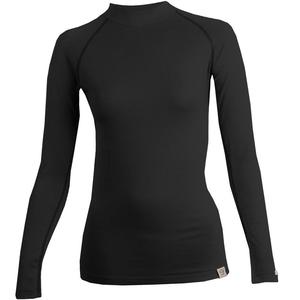 Γυναικείο θερμικό t-shirt nanosilver® MERINO μαύρο