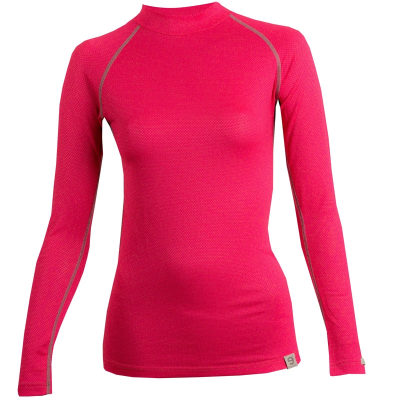 Γυναικείο θερμικό t-shirt nanosilver® MERINO ροζ