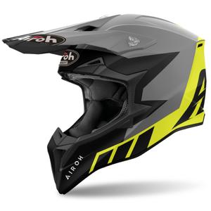 Κράνος Motocross Airoh Wraaap Reloaded 2024 ματ κίτρινο