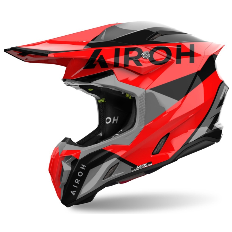 Κράνος Motocross Airoh Twist 3 King κόκκινο γυαλιστερό