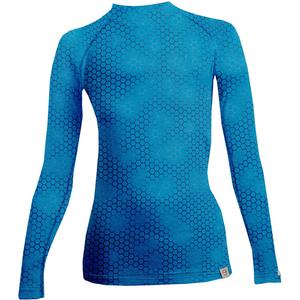 Γυναικείο θερμικό t-shirt nanosilver® Plastic γαλάζιο
