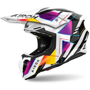 Κράνος Motocross Airoh Twist 3 Rainbow 2024 γυαλιστερό