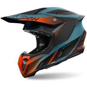 Κράνος Motocross Airoh Twist 3 Shard 2024 ματ πορτοκαλί