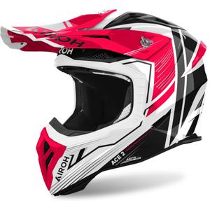 Κράνος Motocross Airoh Aviator Ace 2 Engine 2024 γυαλιστερό κόκκινο