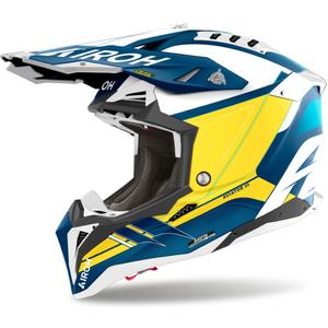 Κράνος Motocross Airoh Aviator 3 Saber 2024 μπλε ματ